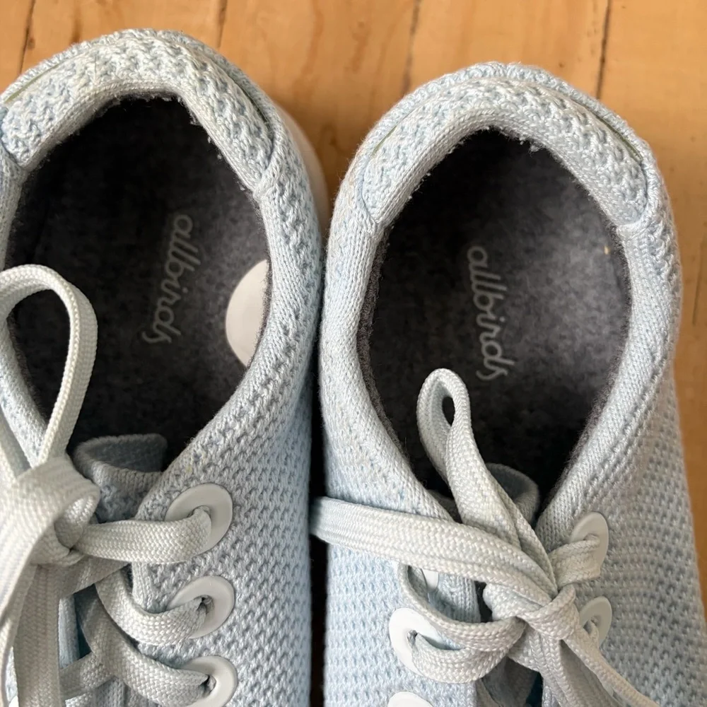 Allbirds Women's Tree Piper‎ Dreamy Blue/green Cream Hush Sole Women’s Size 9 - Picture 10 of 12